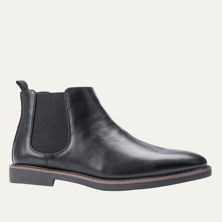 Mens Leather Chelsea Boots Polished Sleek Profile