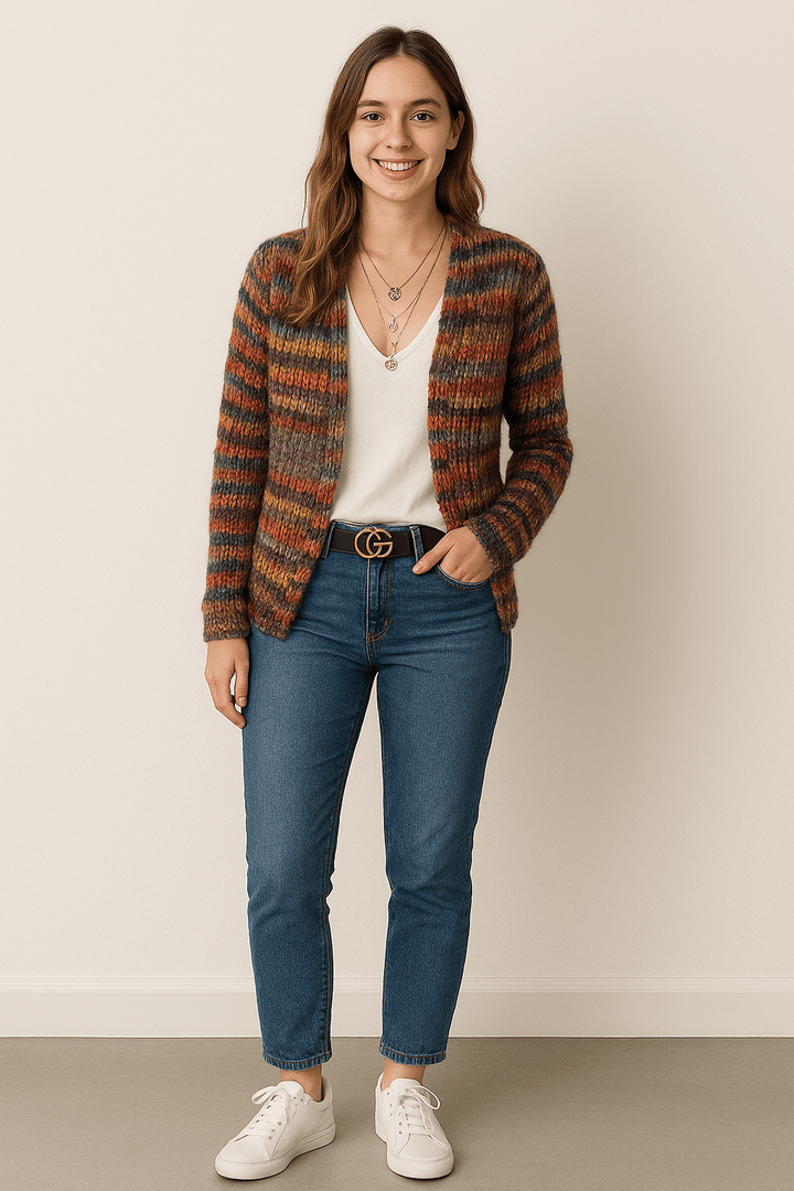 Womens Open Front Knit Sweater Cozy Fit - BritishMode