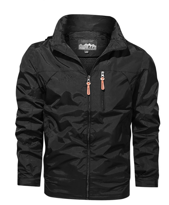 Mens Waterproof Outdoor Jacket Lightweight Windproof Fit - BritishMode