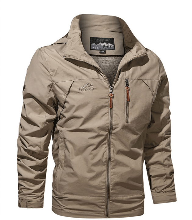 Mens Waterproof Outdoor Jacket Lightweight Windproof Fit