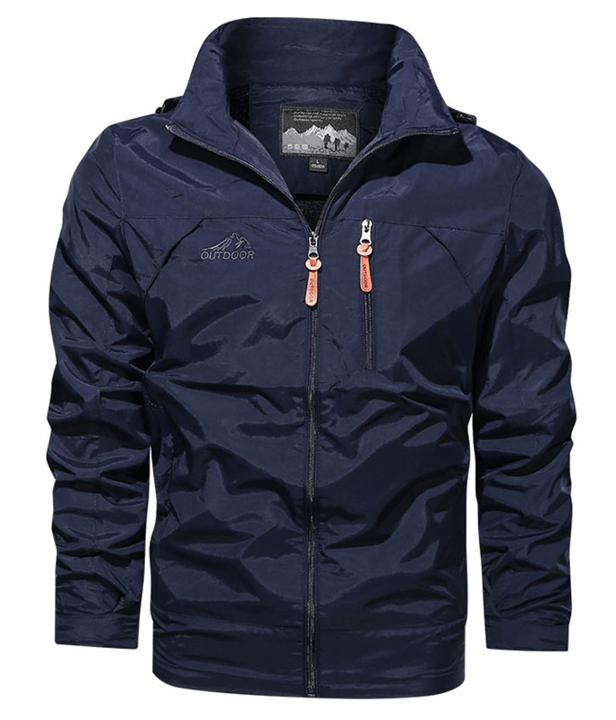 Mens Waterproof Outdoor Jacket Lightweight Windproof Fit