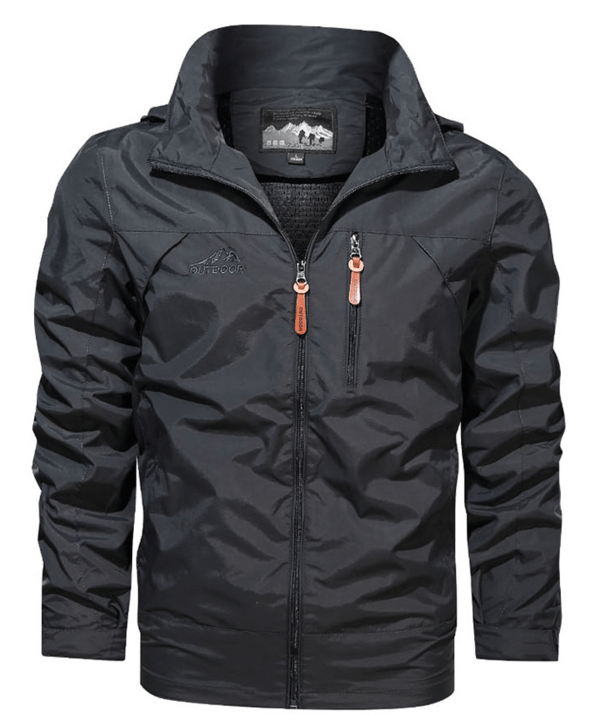 Mens Waterproof Outdoor Jacket Lightweight Windproof Fit