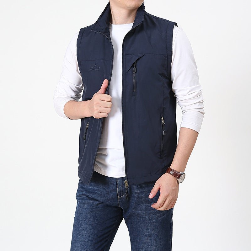 Mens Water Resistant Vest Breathable Fit