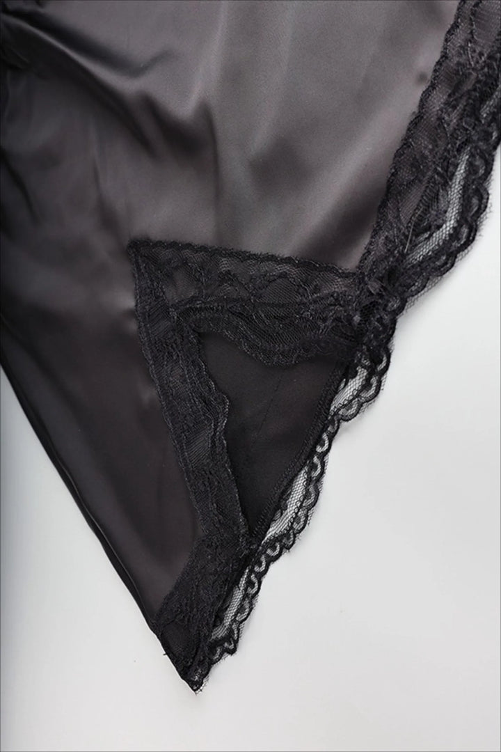 Womens Skirt with Lace Trim Regular Fit