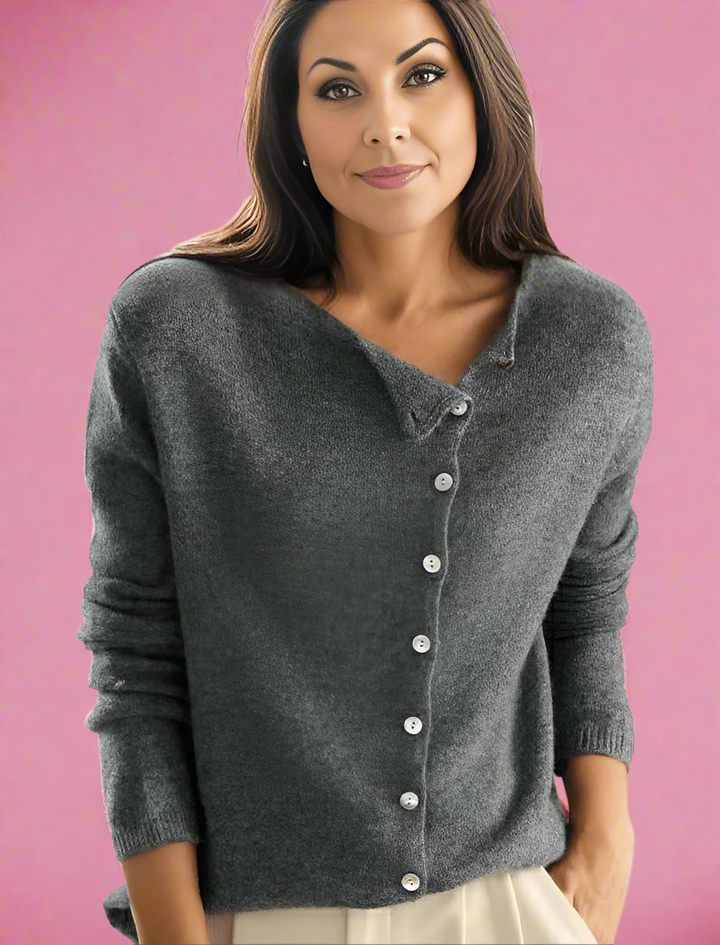 Womens Long Knitted Cardigan Warm Cozy Fit