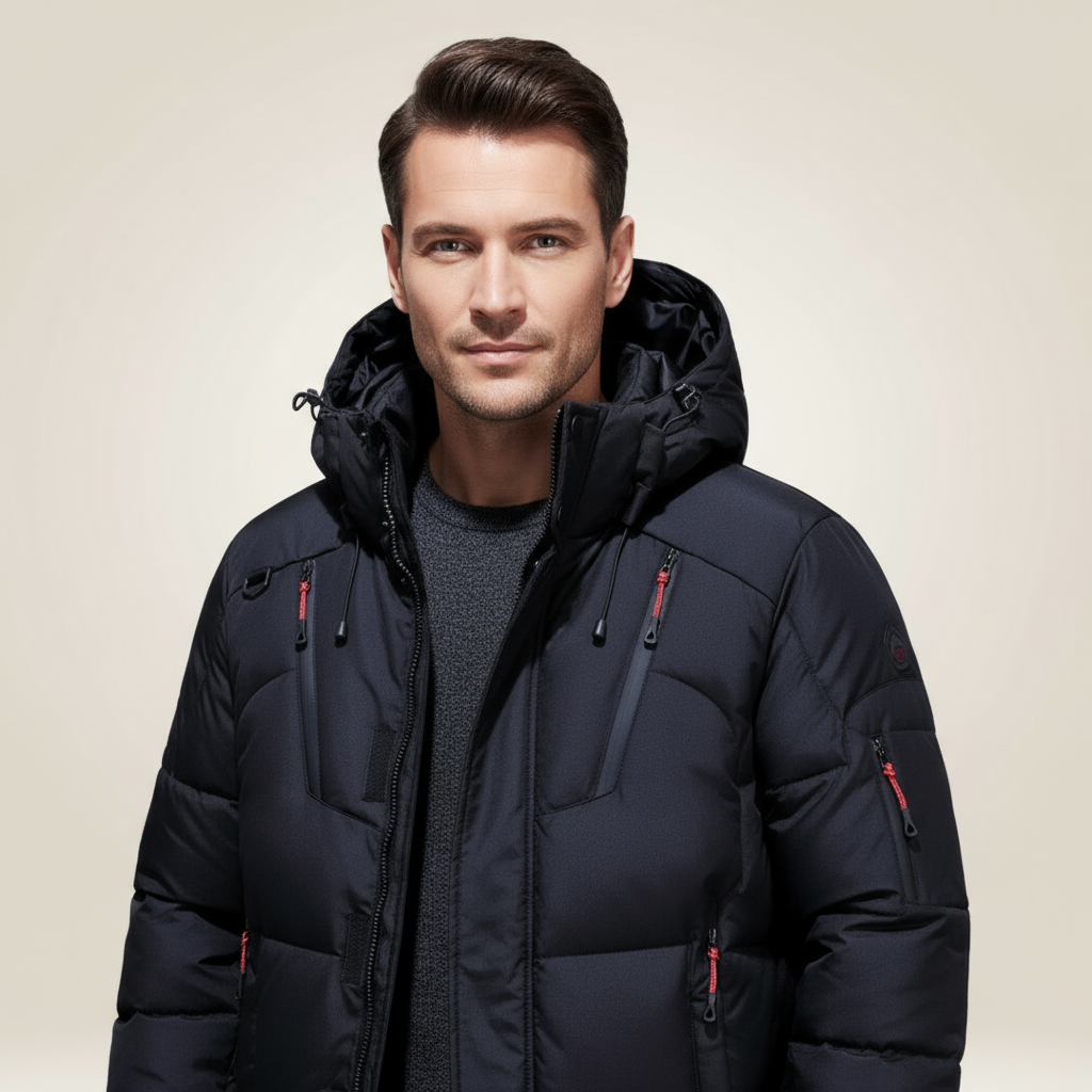 Unisex Thick Winter Parka Jacket Insulated Warm Fit