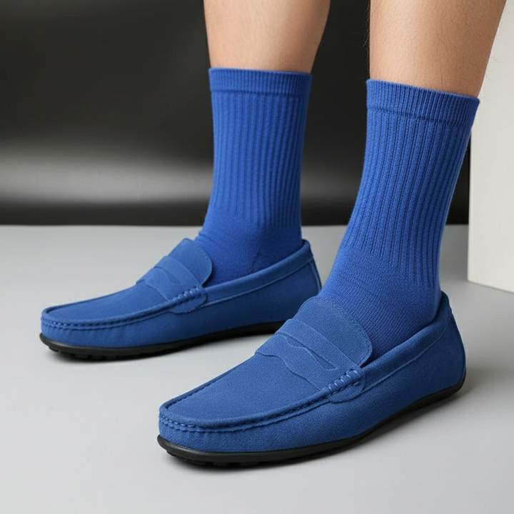 Mens Loafers Suede Classic Style