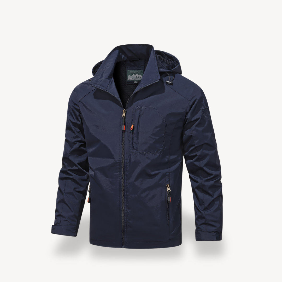 Mens Casual Jacket Polyester Zip Front