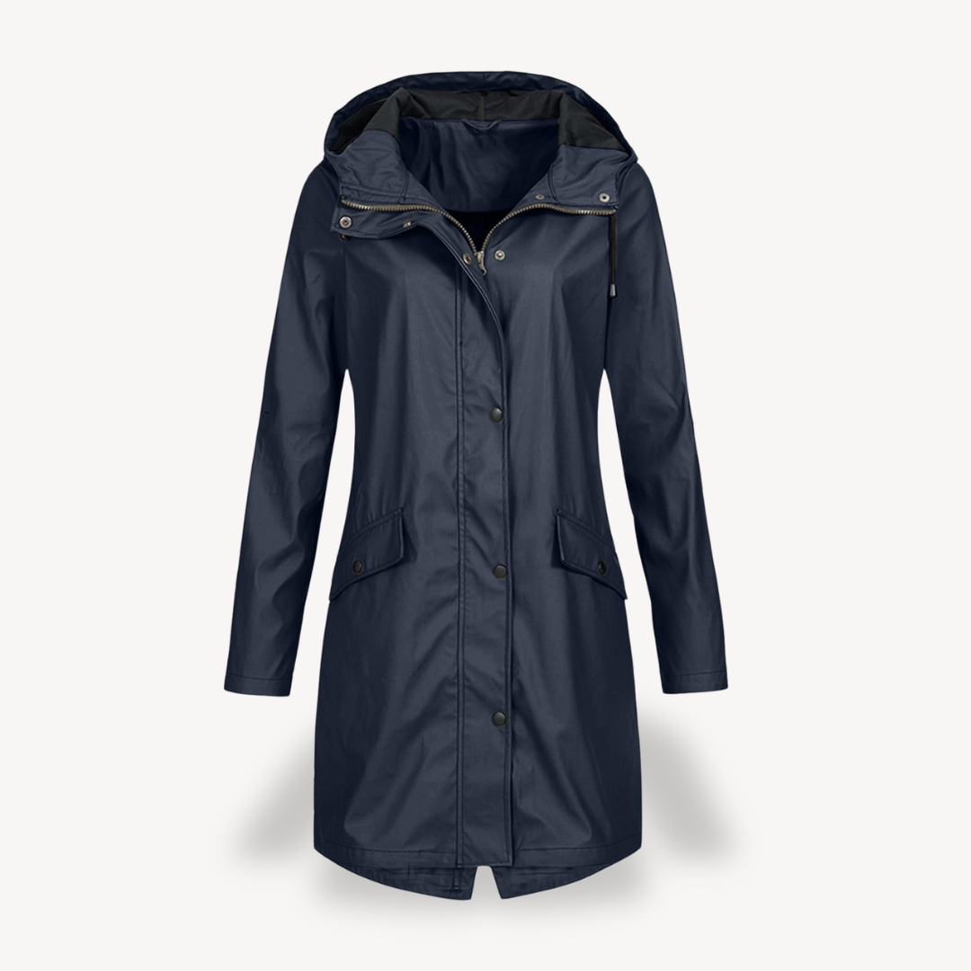 Womens Waterproof Hooded Jacket Lightweight Fit
