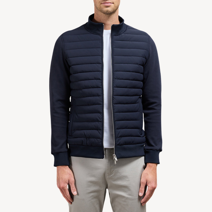 Mens Hybrid Puffer Jacket Insulated Lightweight Fit