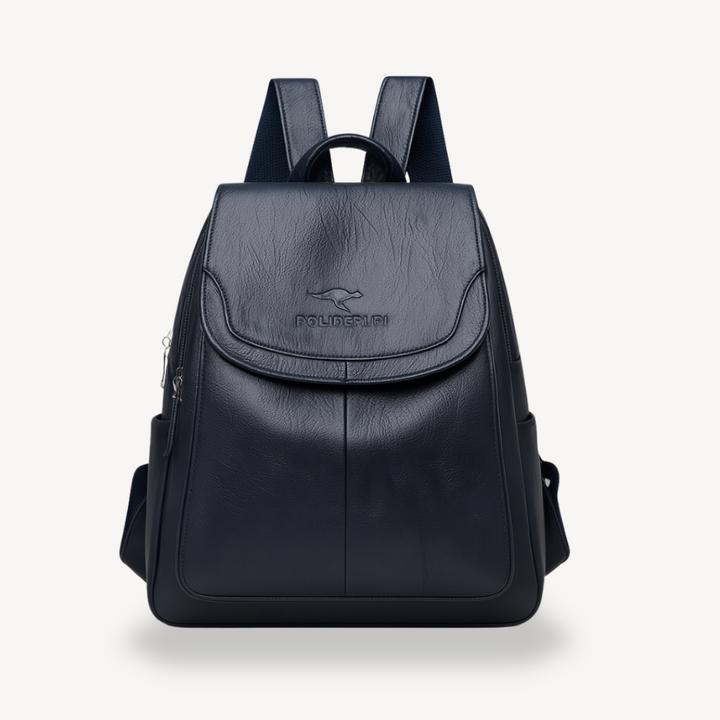 Womens Leather Backpack Durable Adjustable Straps