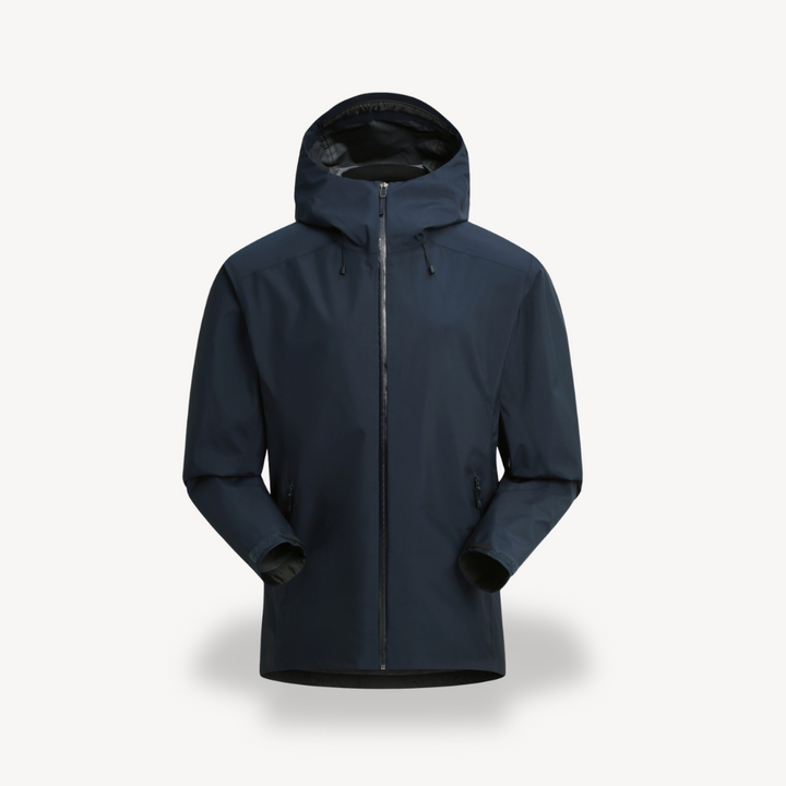 Unisex Rain Jacket Waterproof Hooded Lightweight