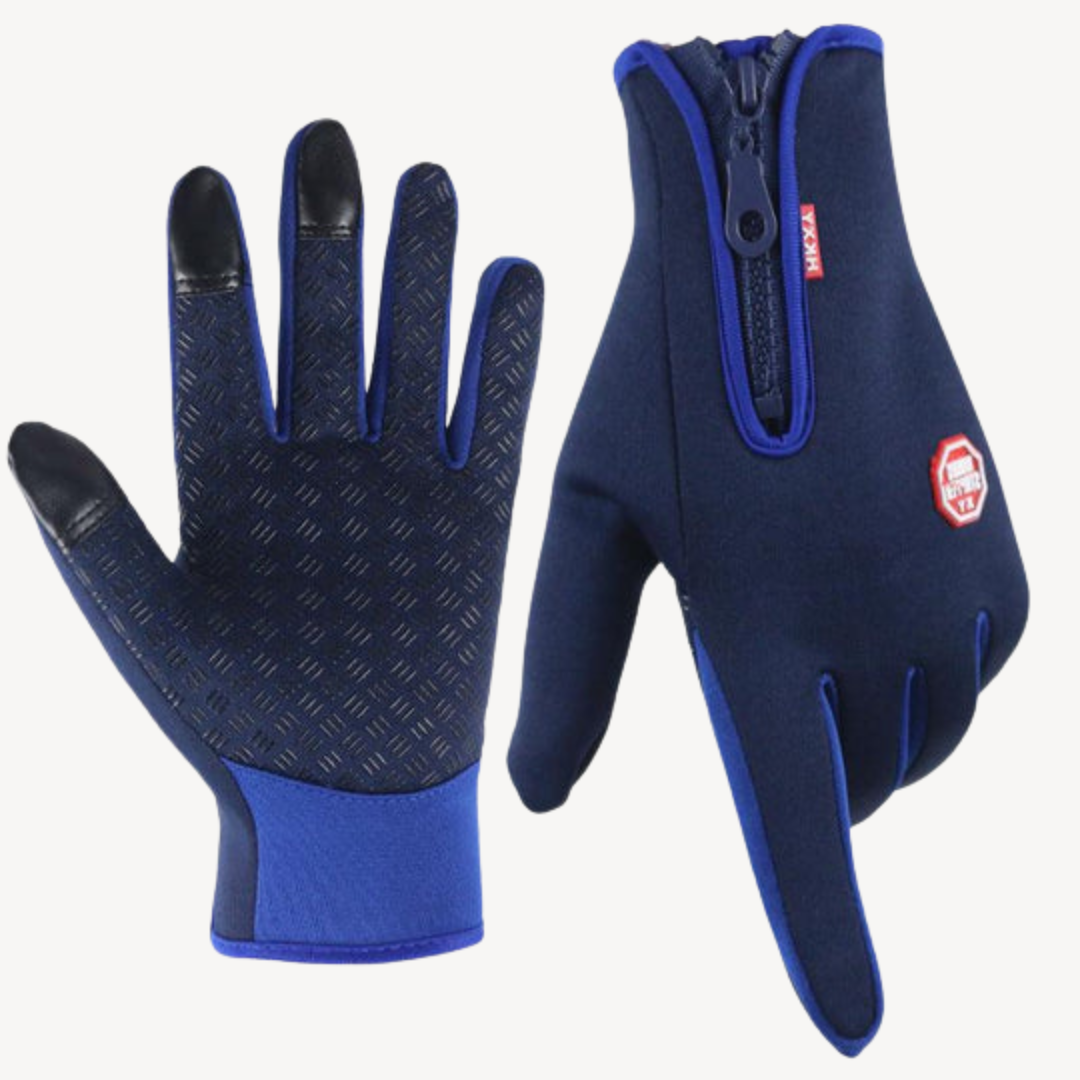 Unisex Thermal Work Gloves with Zipper Closure