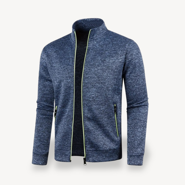 Mens Track Jacket with Zipper Front