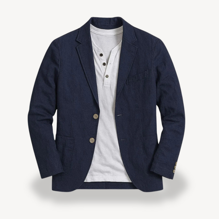 Mens Linen Blazer Relaxed Fit