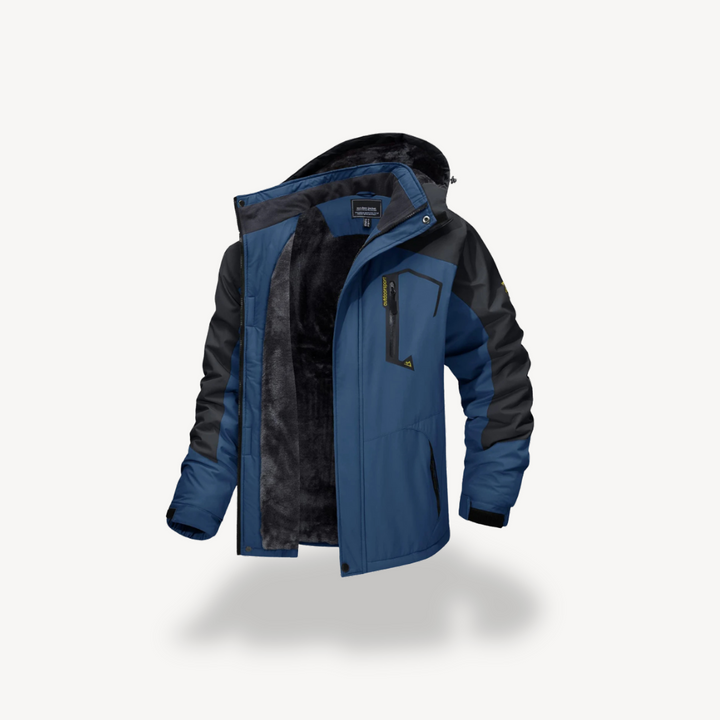 Mens Outdoor Hiking Jacket Waterproof Breathable Fit