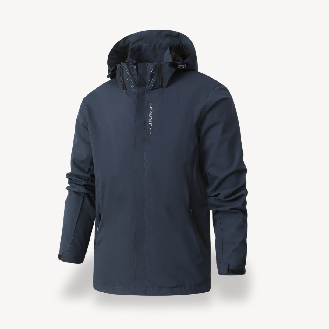 Mens Waterproof Windbreaker Jacket Hiking Fit