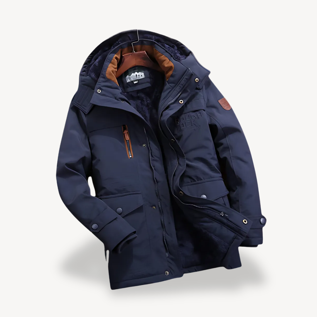 Unisex Winter Parka Jacket with Fleece Lining - BritishMode