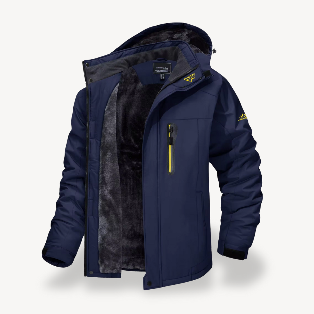 Mens Insulated Waterproof Jacket Regular Fit
