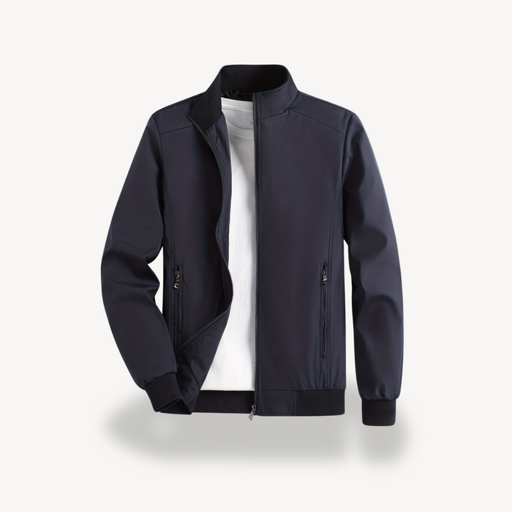 Mens Polyester Zip Jacket Casual Outerwear