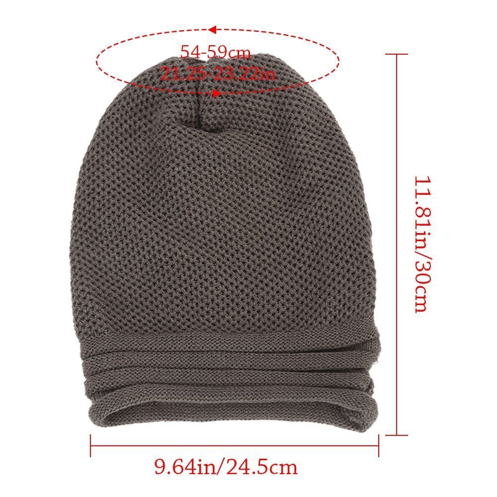 Unisex Knitted Hat Comfortable Stretch Fit