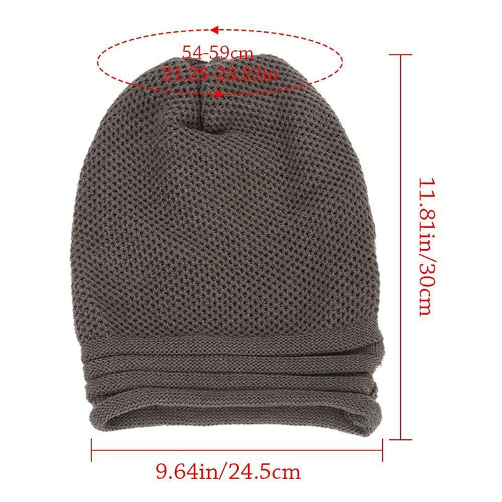 Unisex Knitted Hat Comfortable Stretch Fit