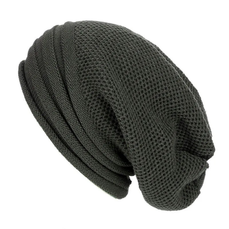 Unisex Knitted Hat Comfortable Stretch Fit