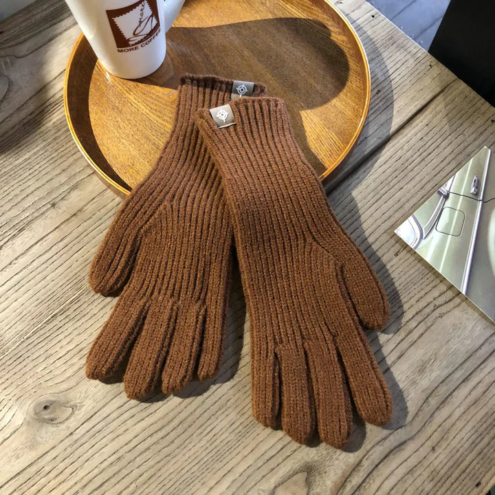 Womens Knitted Gloves Warm Comfortable Fit