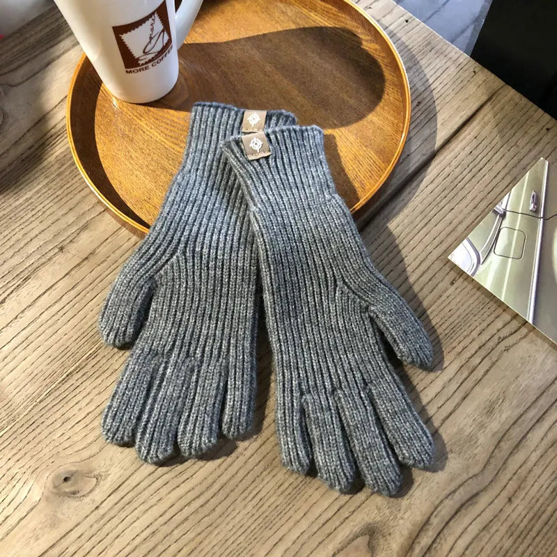Womens Knitted Gloves Warm Comfortable Fit