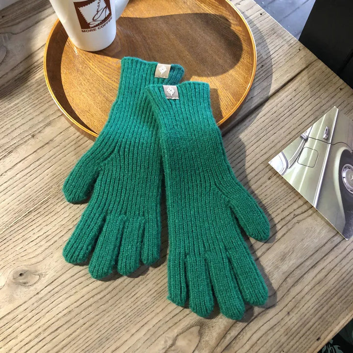 Womens Knitted Gloves Warm Comfortable Fit