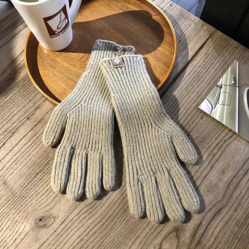 Womens Knitted Gloves Warm Comfortable Fit