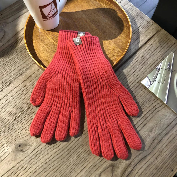 Womens Knitted Gloves Warm Comfortable Fit
