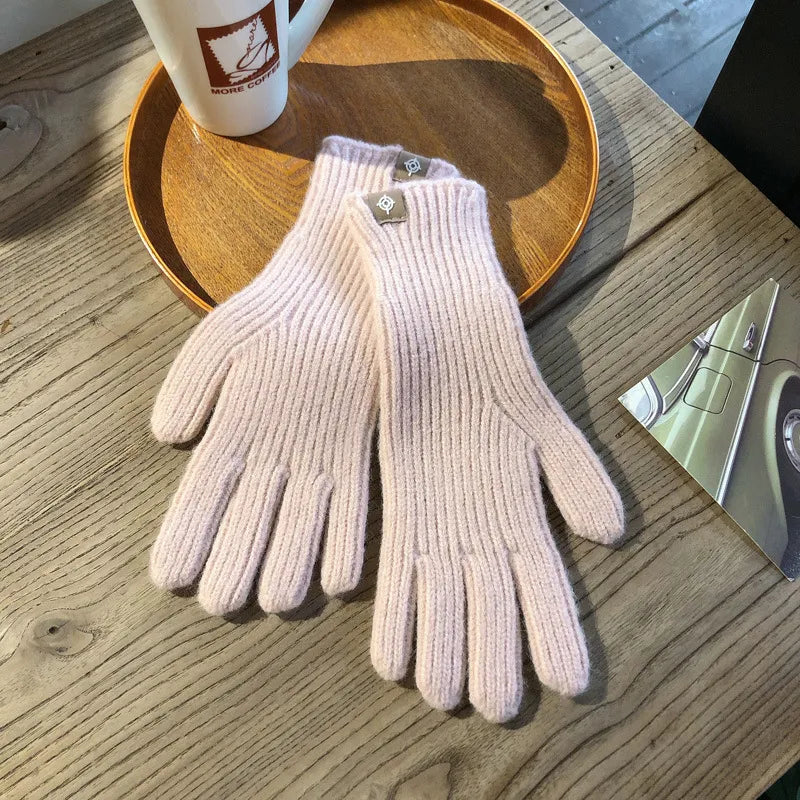 Womens Knitted Gloves Warm Comfortable Fit