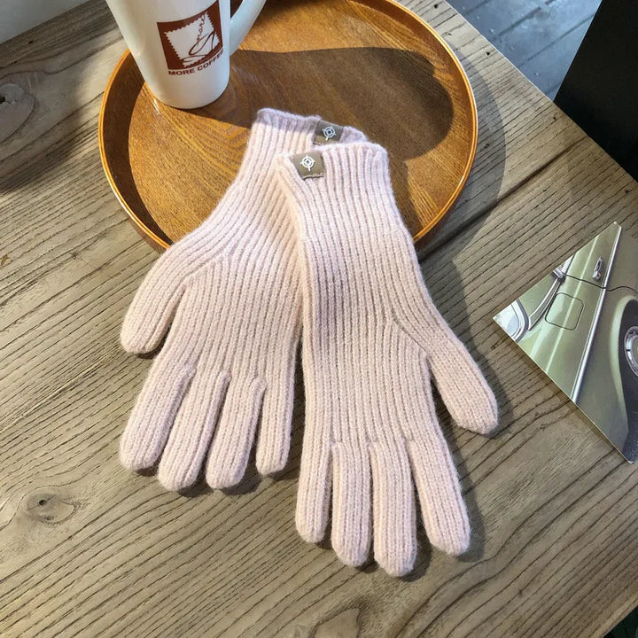 Womens Knitted Gloves Warm Comfortable Fit