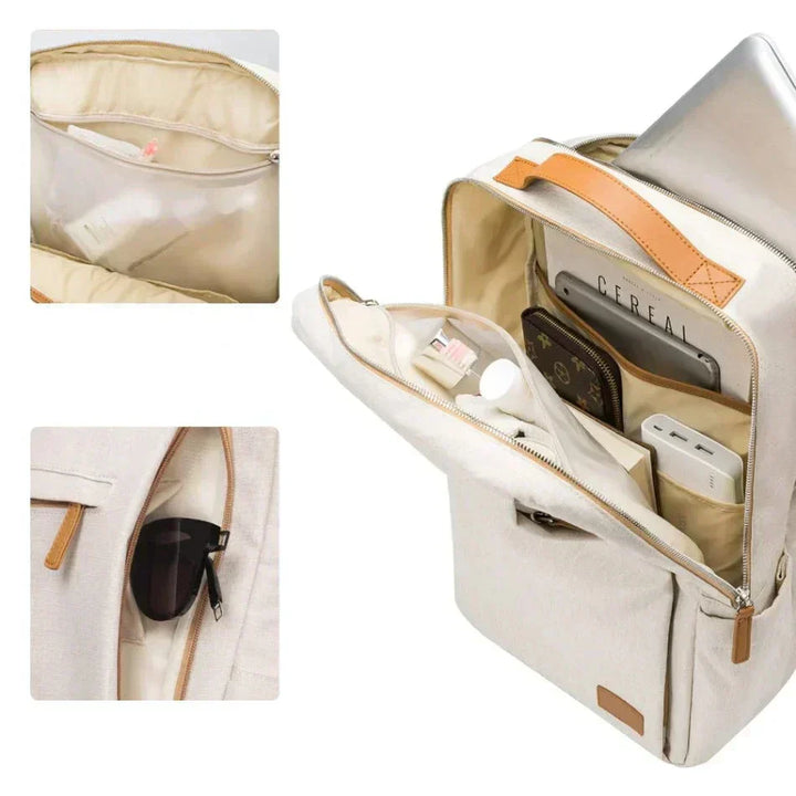 Unisex Backpack with Laptop Compartment and USB Charging Port