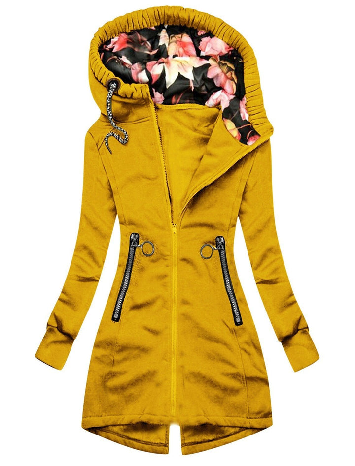 Womens Waterproof Raincoat Hooded Lightweight - BritishMode