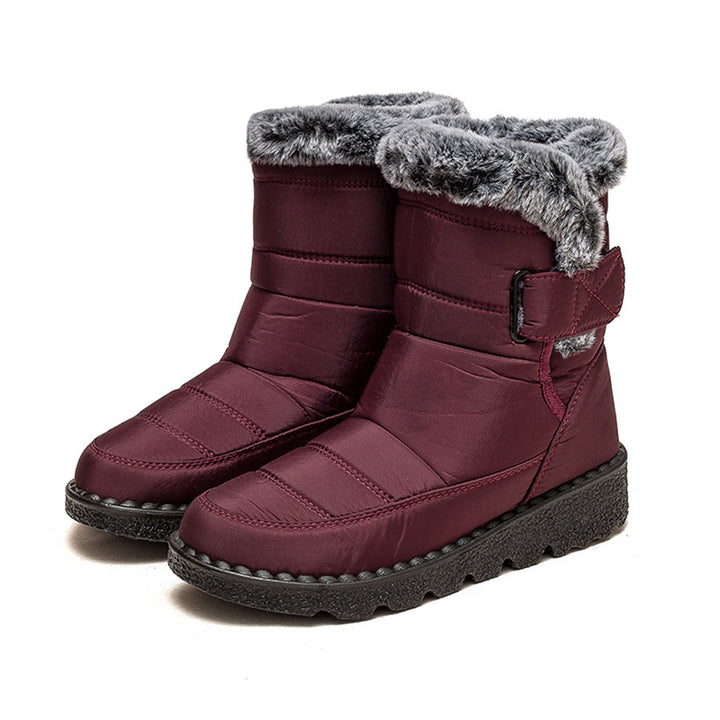 Womens Snow Boots Faux Fur Lining Warm