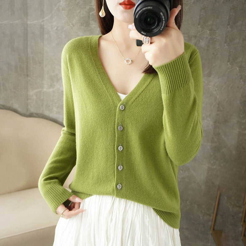 Womens Open Front Cardigan Sweater Long Sleeve Cozy Fit