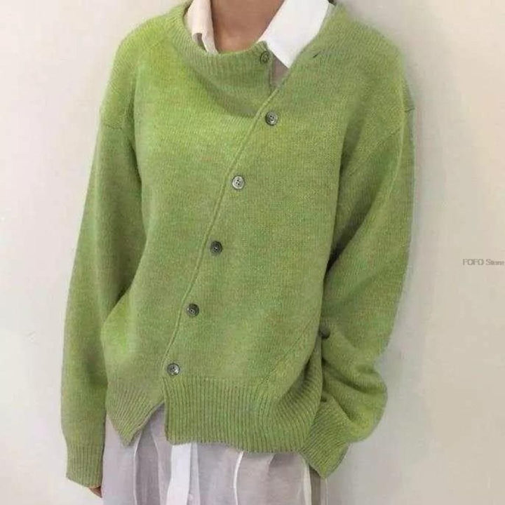 Womens Wrap Cardigan Soft Knit Relaxed Fit