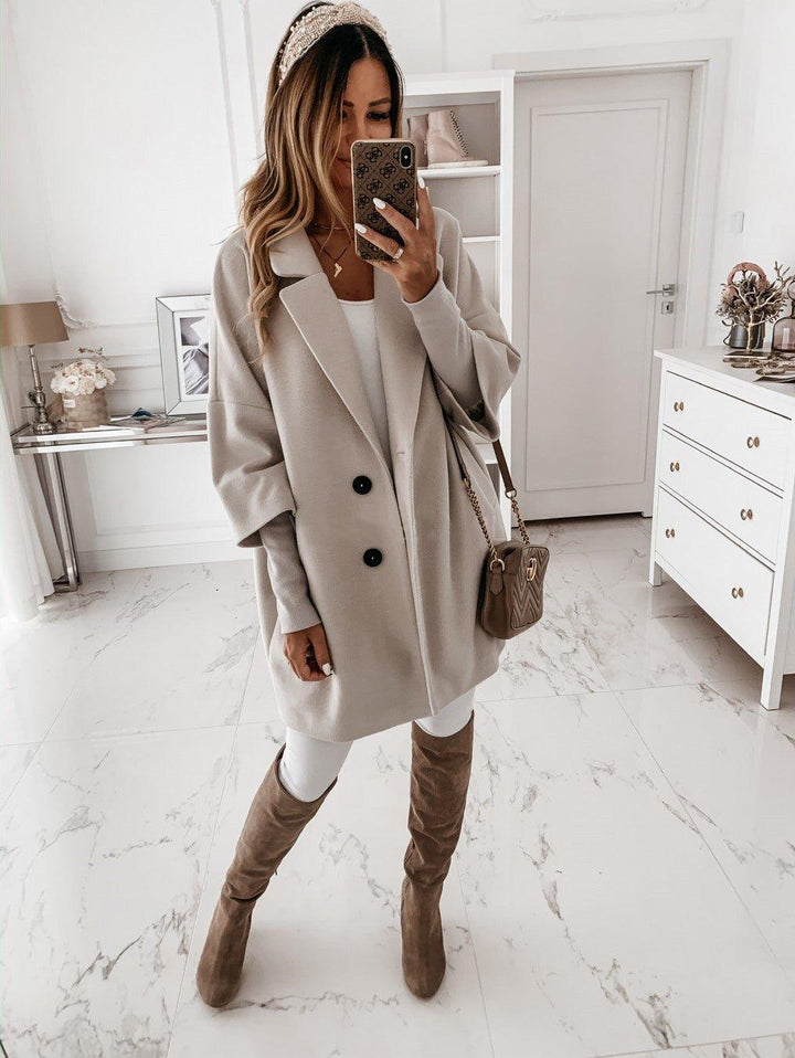 Womens Oversized Parka Coat Relaxed Fit