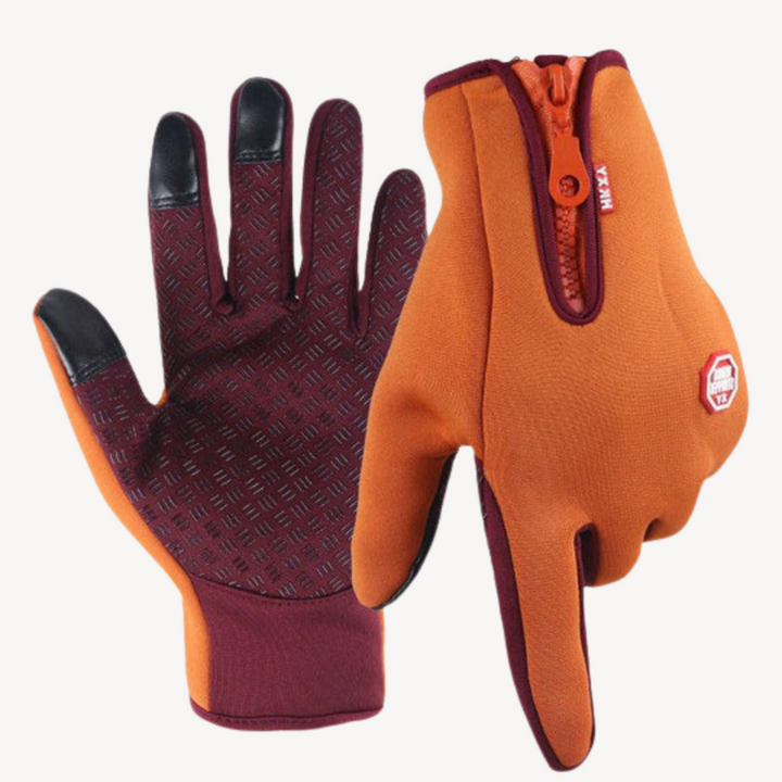 Unisex Thermal Work Gloves with Zipper Closure