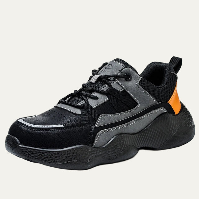 Mens Running Shoe Mesh Cushioned Dial Lacing