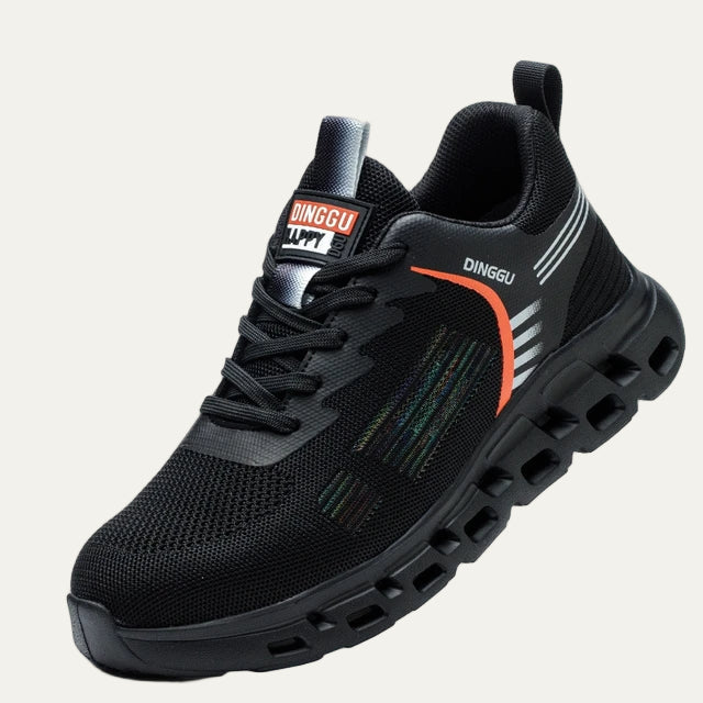 Mens Running Shoe Mesh Cushioned Dial Lacing