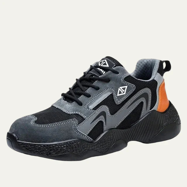 Mens Running Shoe Mesh Cushioned Dial Lacing