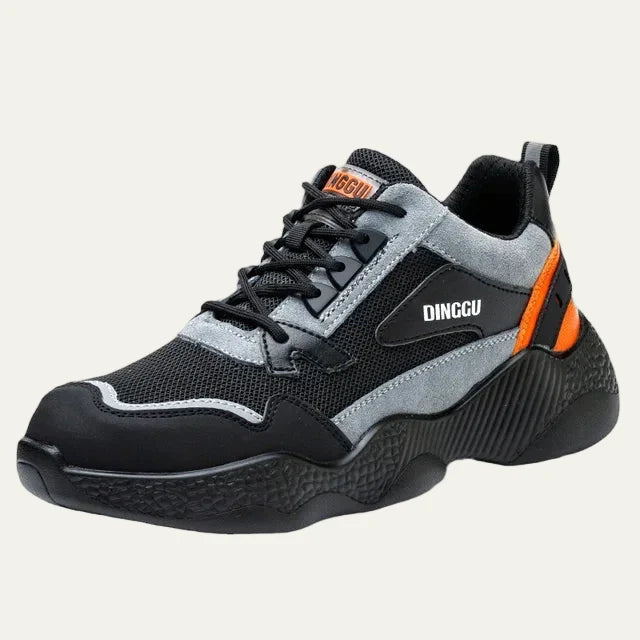 Mens Running Shoe Mesh Cushioned Dial Lacing