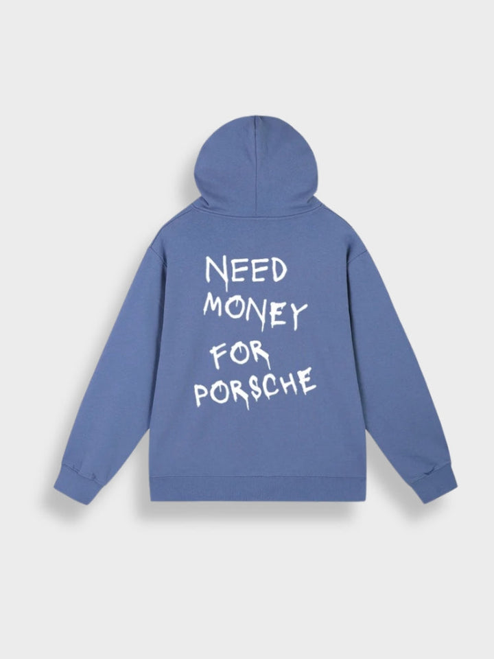 Mens Pullover Hoodie Casual Fit Back Print