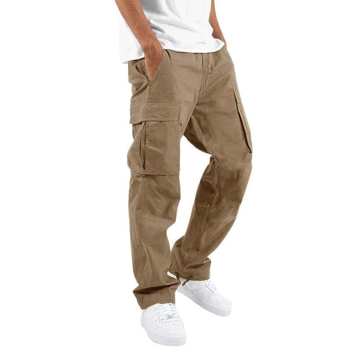 Mens Cargo Pants Cotton Relaxed Fit