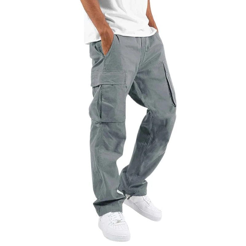Mens Cargo Pants Cotton Relaxed Fit
