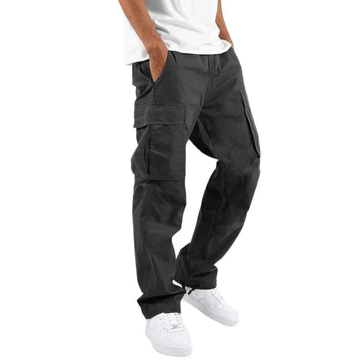 Mens Cargo Pants Cotton Relaxed Fit
