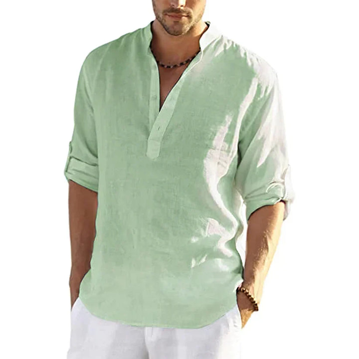 Mens Summer Shirt Lightweight Relaxed Fit